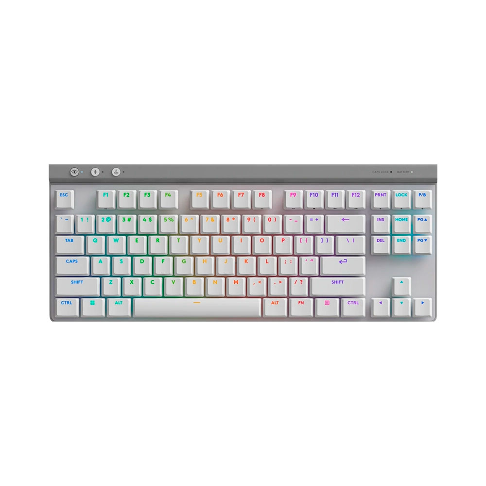 

Игровая клавиатура Logitech G515 Lightspeed TKL, Tactile, беспроводная, серебристо-белый