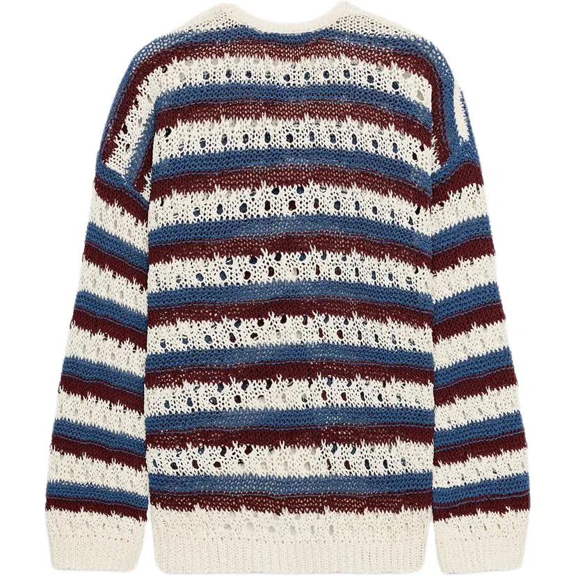 Женский вязаный джемпер с разноцветным принтом ZARA, Multicolor — фото 3