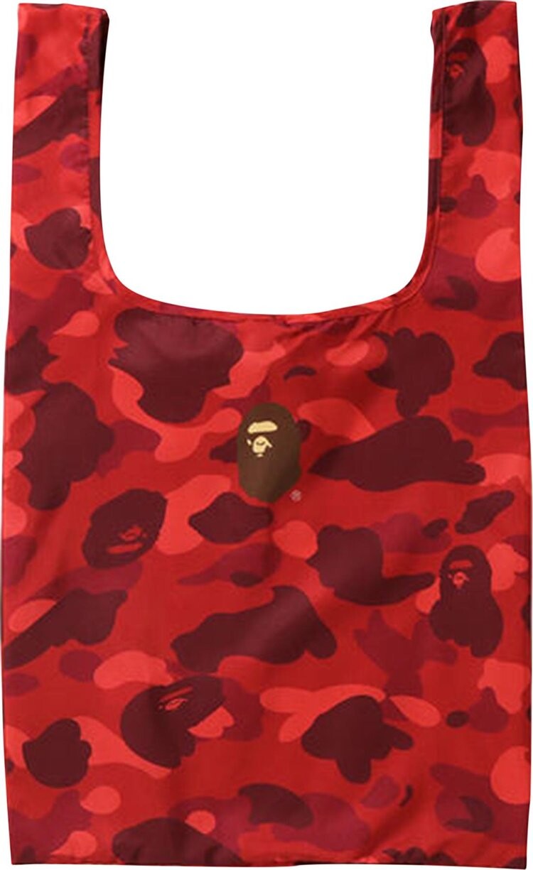 

Сумка BAPE Color Camo L Shopping Bag Red, красный