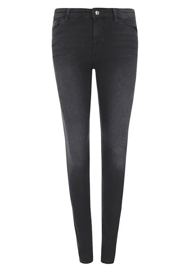 Женские джинсы скинни Emporio Armani, Black