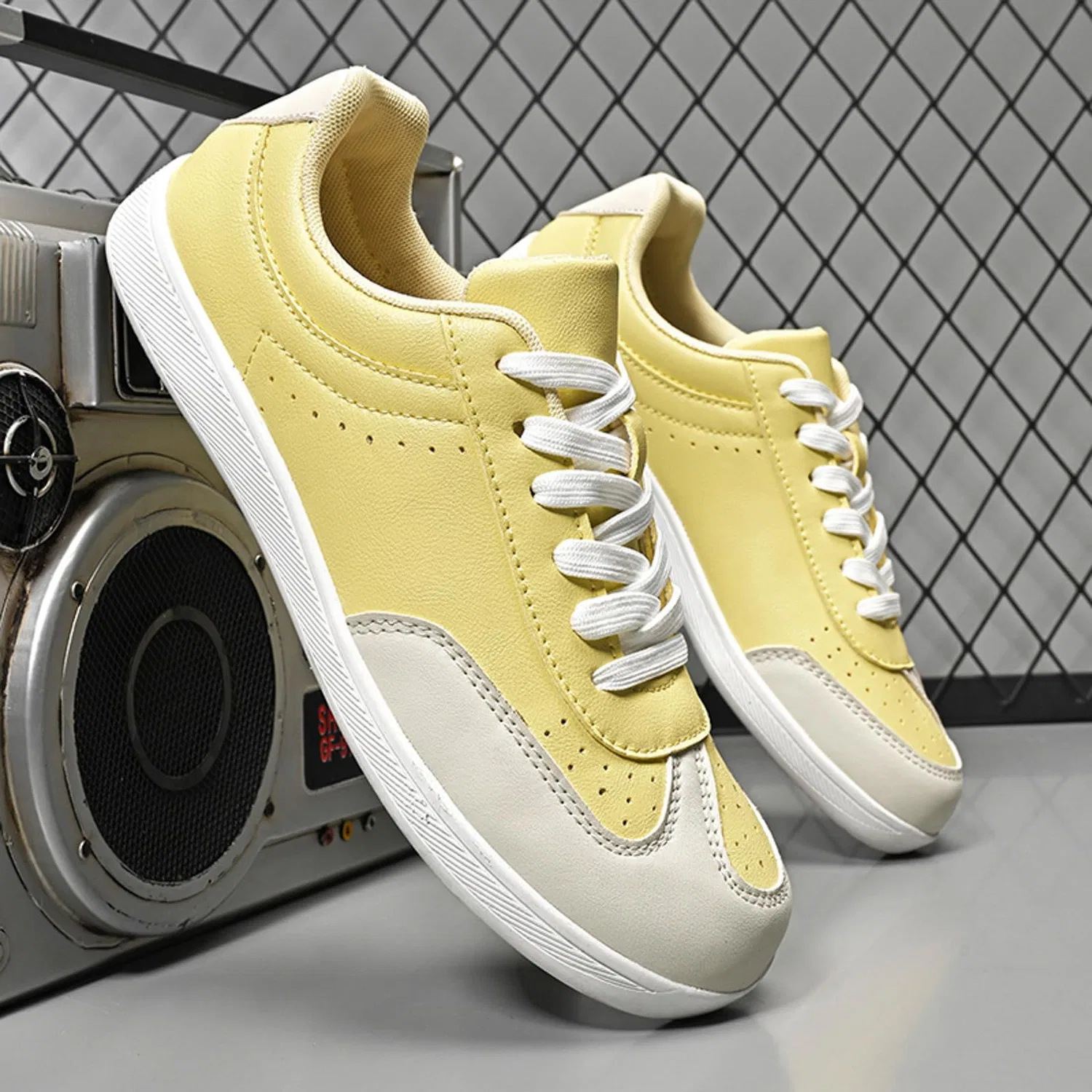 Детские кроссовки для босоногой ходьбы JokeLomple, Yellow — фото 3