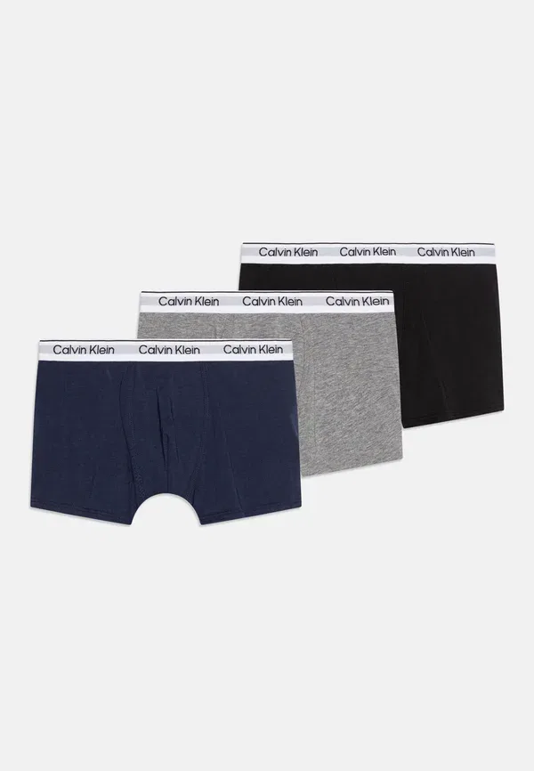 Комплект из 3 боксерских трусов Calvin Klein Underwear, черный/серый