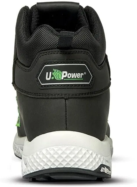 Ботинки U Power Unisex Alanis Esd S3s CI Hi Hro Fo SrSafety Shoes, Black Green — фото 3