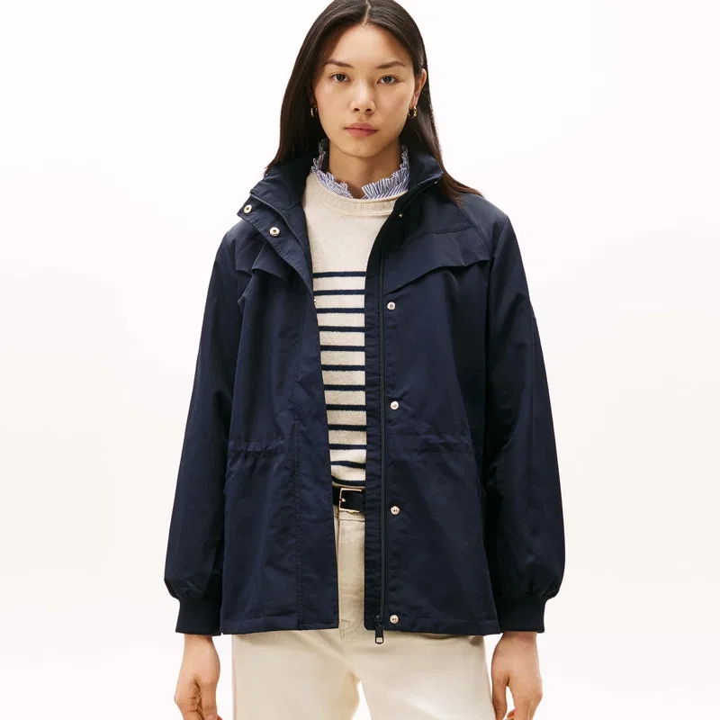 Куртка женская с капюшоном Tommy Hilfiger, Navy Blue — фото 4
