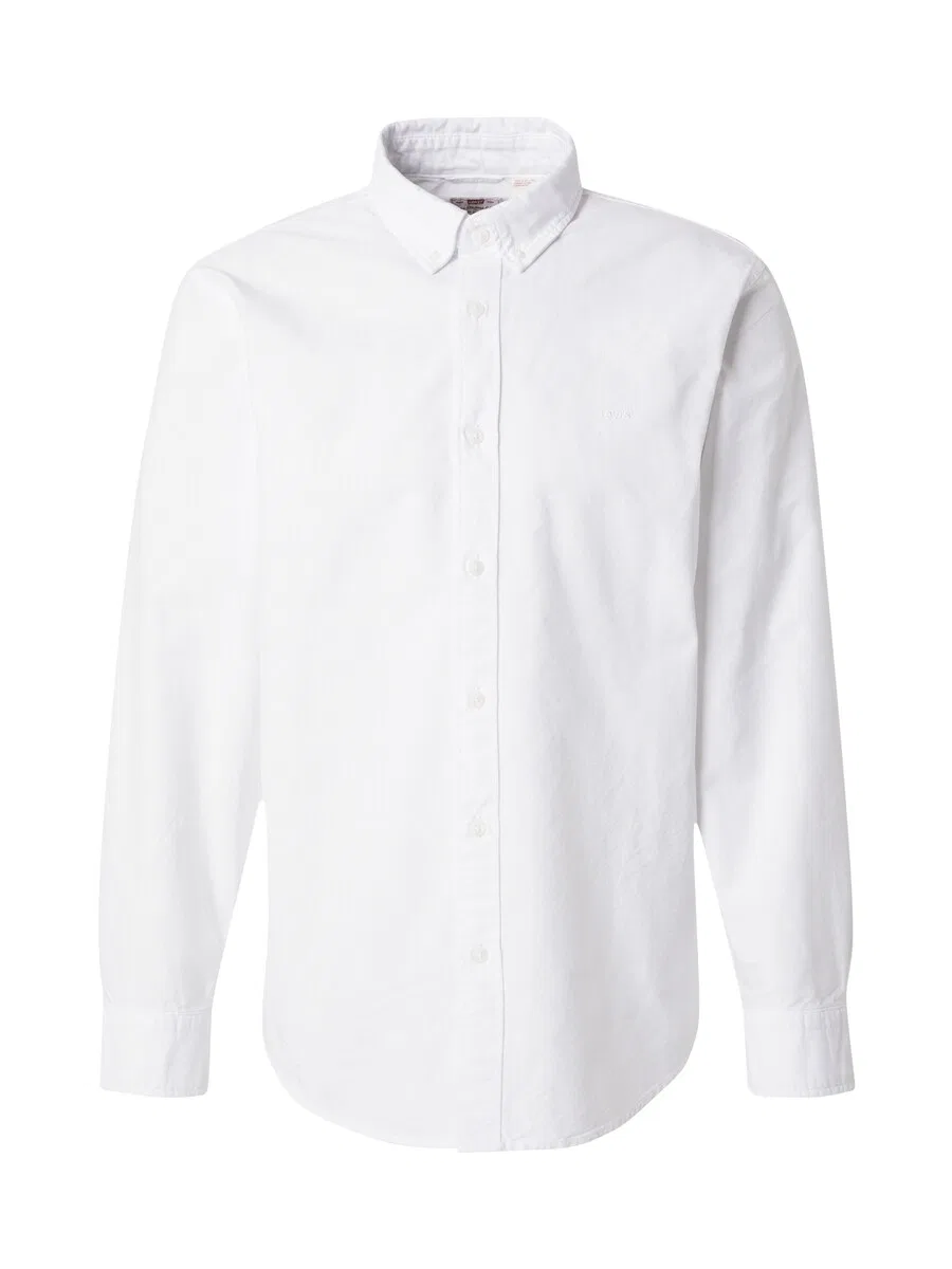 Рубашка LEVI'S Regular fit на пуговицах, модель «Authentic Button Down Shirt», белого цвета