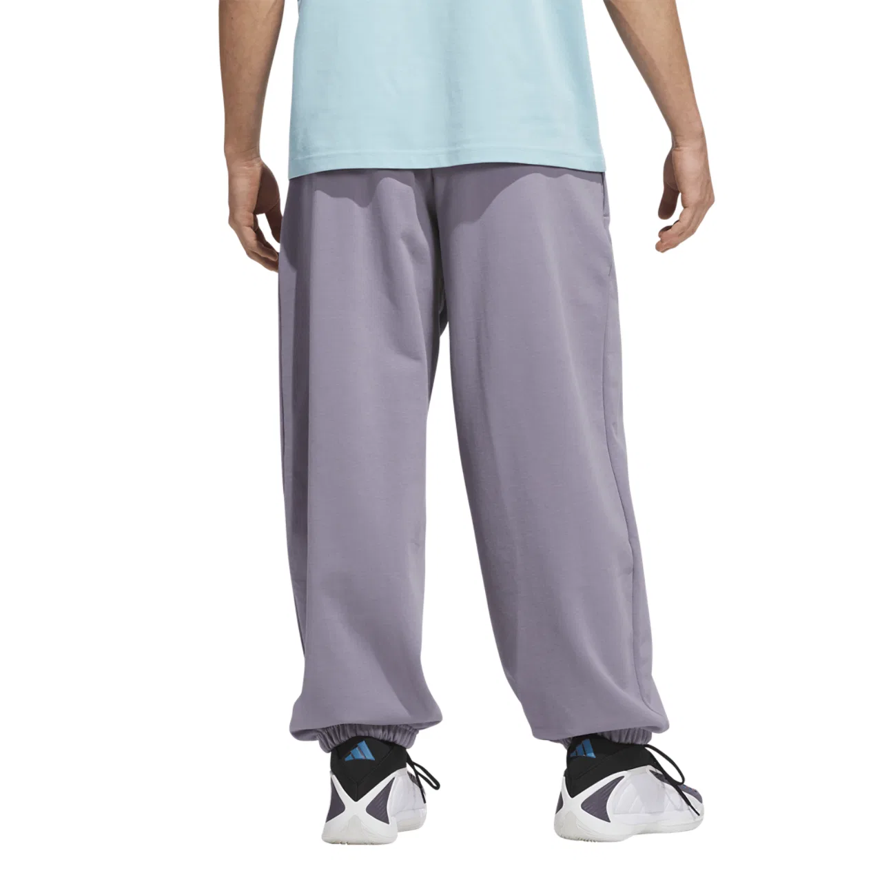 Мужские спортивные штаны свободного кроя Anthony Edwards Foundation Sweatpants Adidas, Slate — фото 2