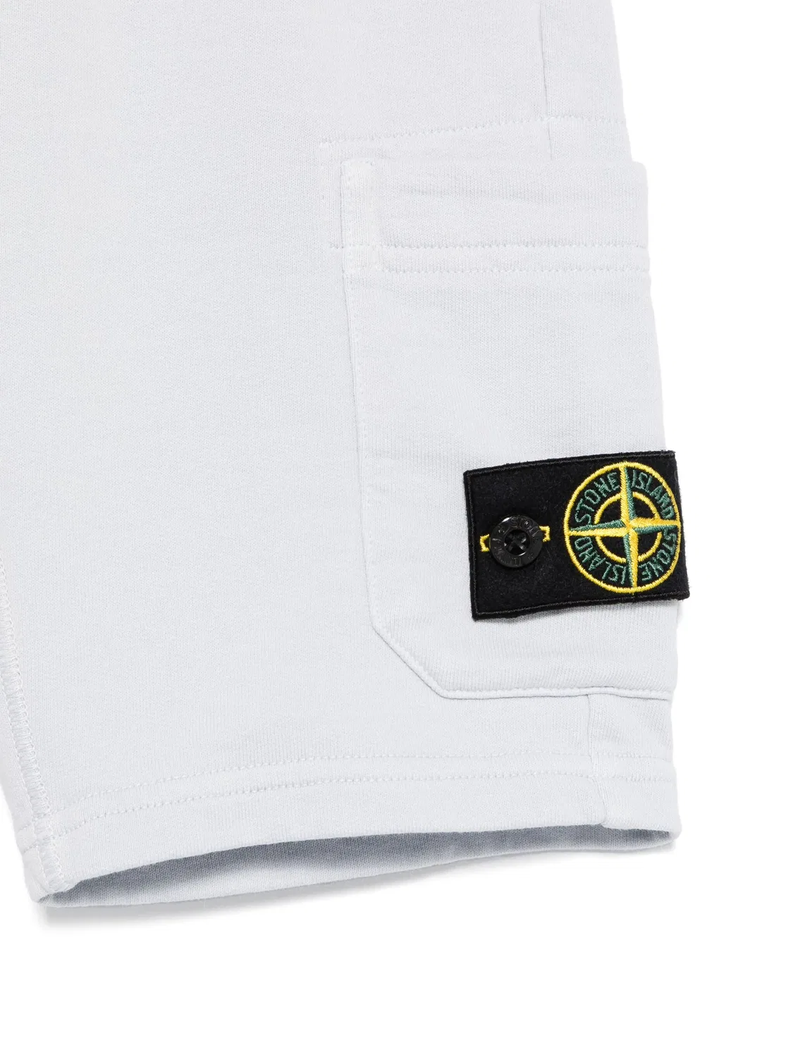 Шорты с эмблемой Compass Stone Island, светло-голубой — фото 3