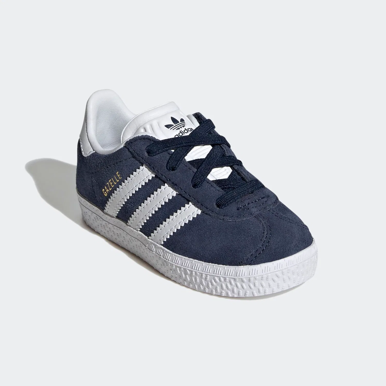 Детские кроссовки с эластичными шнурками Adidas Originals, Collegiate Navy/Cloud White