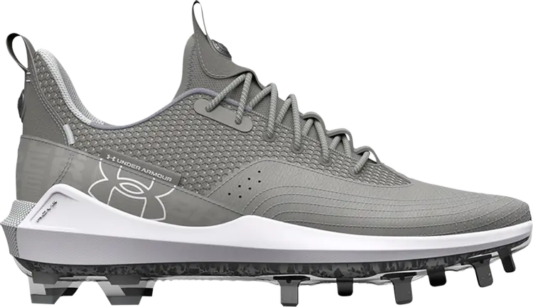 

Бутсы Under Armour Harper 7 Low ST Grey White, серый