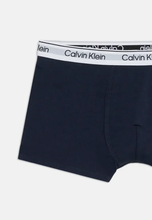 Комплект из 3 боксерских трусов Calvin Klein Underwear, синий/оранжевый — фото 4