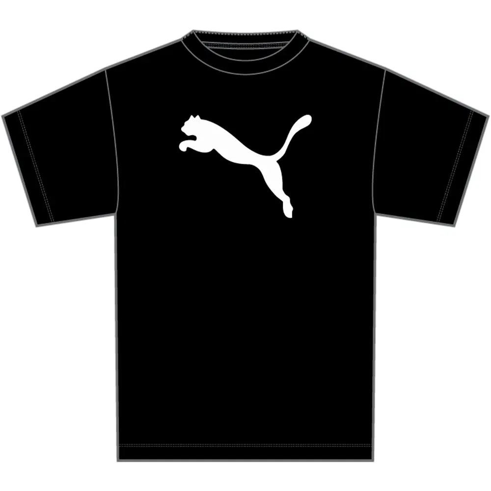 Футболка с коротким рукавом Cat Logo Puma, черный