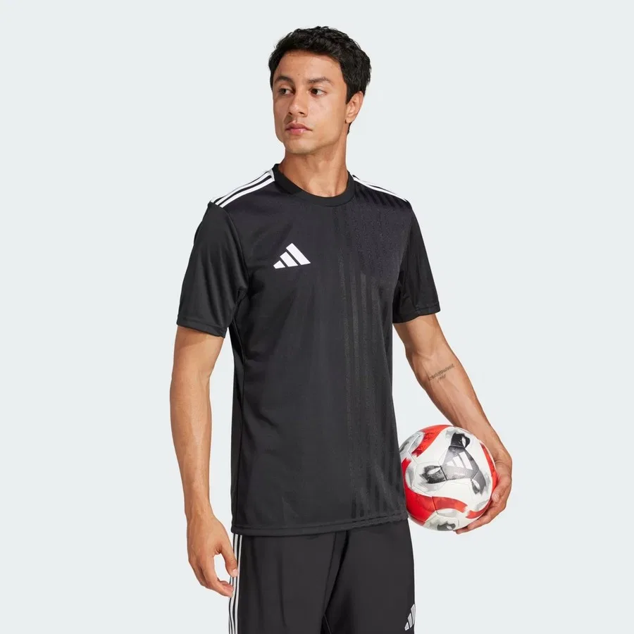 Футболка спортивная с длинным рукавом Campeon 25 Jersey adidas, Черный — фото 3
