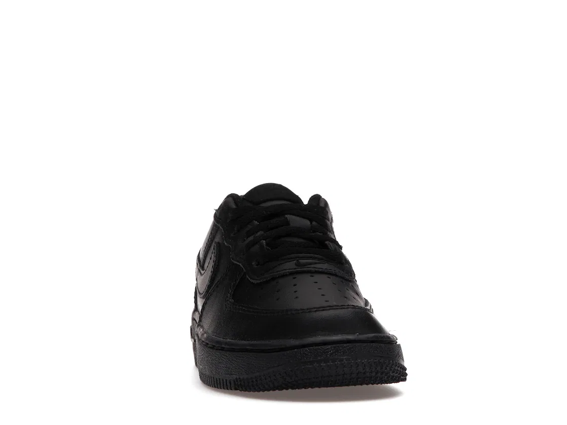 Детские кроссовки Nike Air Force 1 Low Triple Black 2017 PS, Black/Black-Black — фото 2