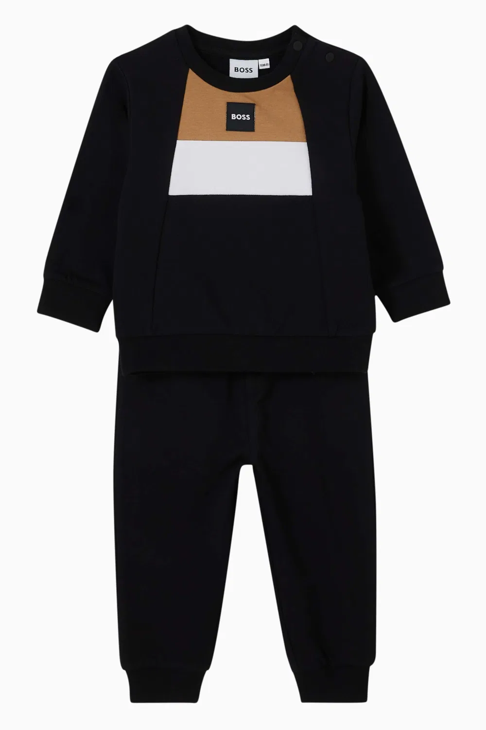 Комплект свитшота и штанов с логотипом BOSS Kidswear