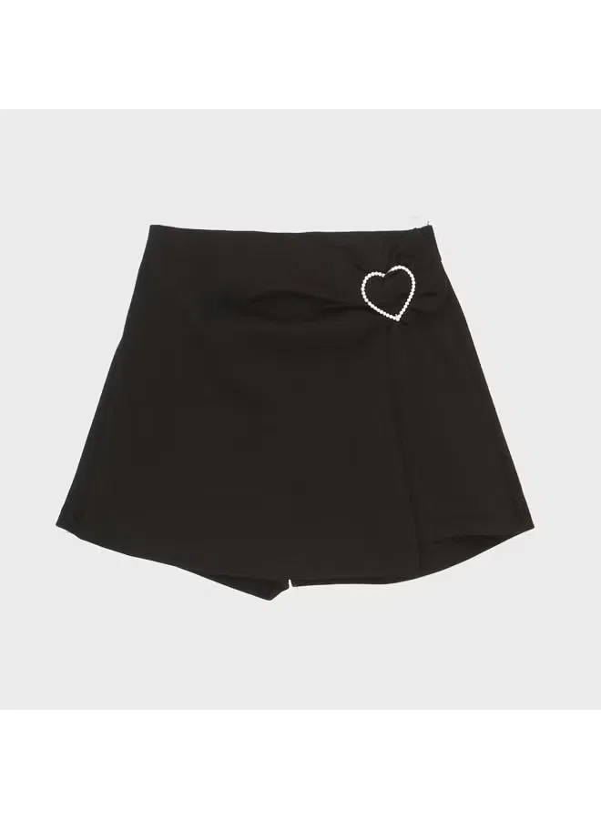 Боди-комбинезон с декором в виде сердец Zara, черный — фото 2