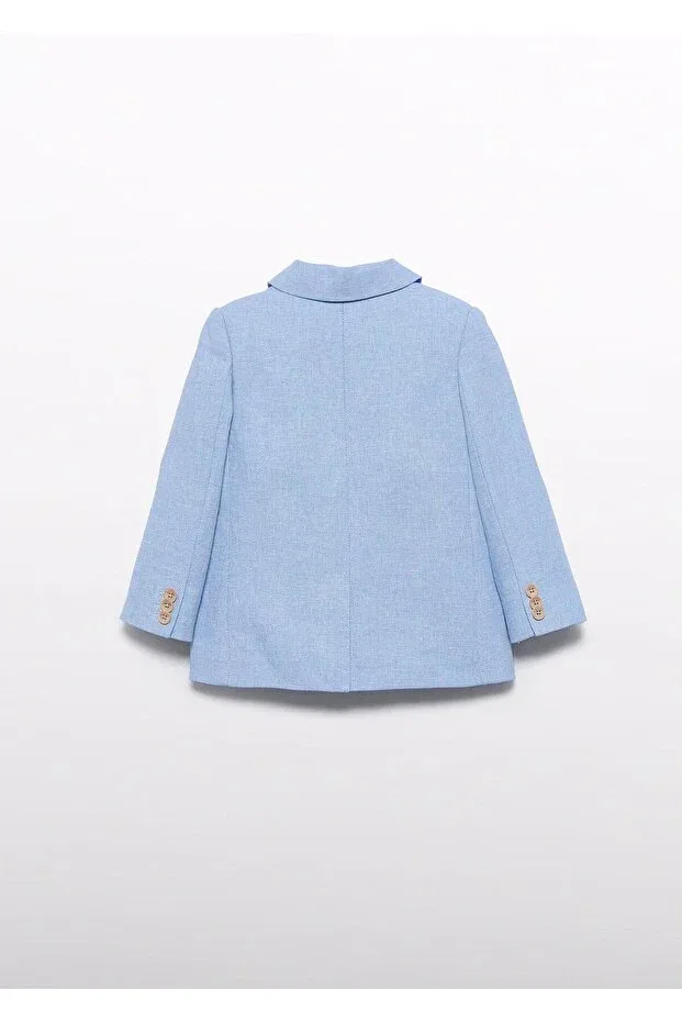 Детский жакет для девочек хлопковый Abel & Lula, Blue — фото 3