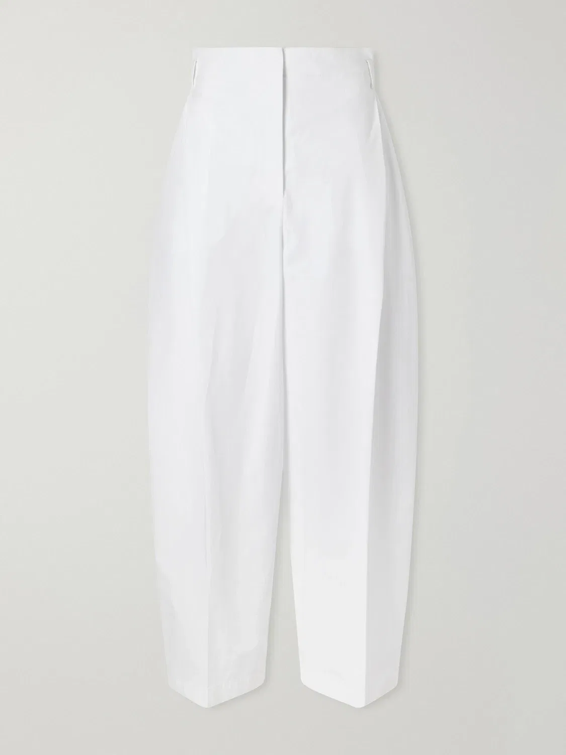 Зауженные хлопковые брюки Miami Jacquemus, белый