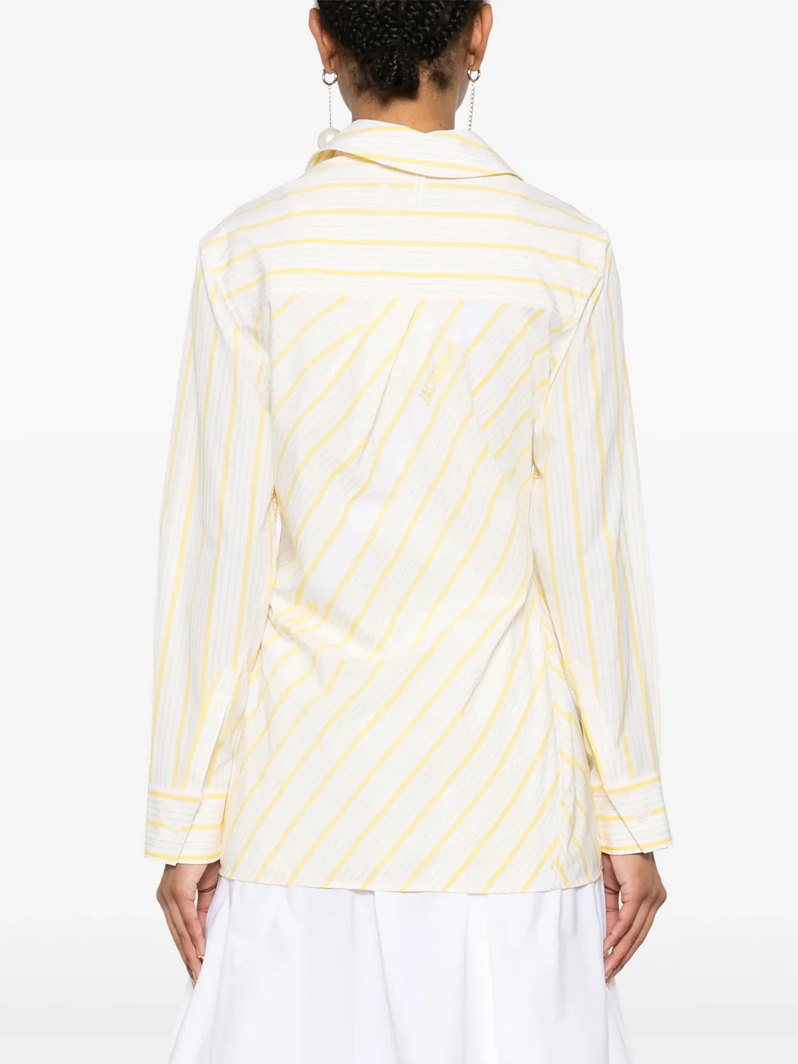 Рубашка Pablo лимонного цвета Jacquemus, лимонный желтый — фото 3