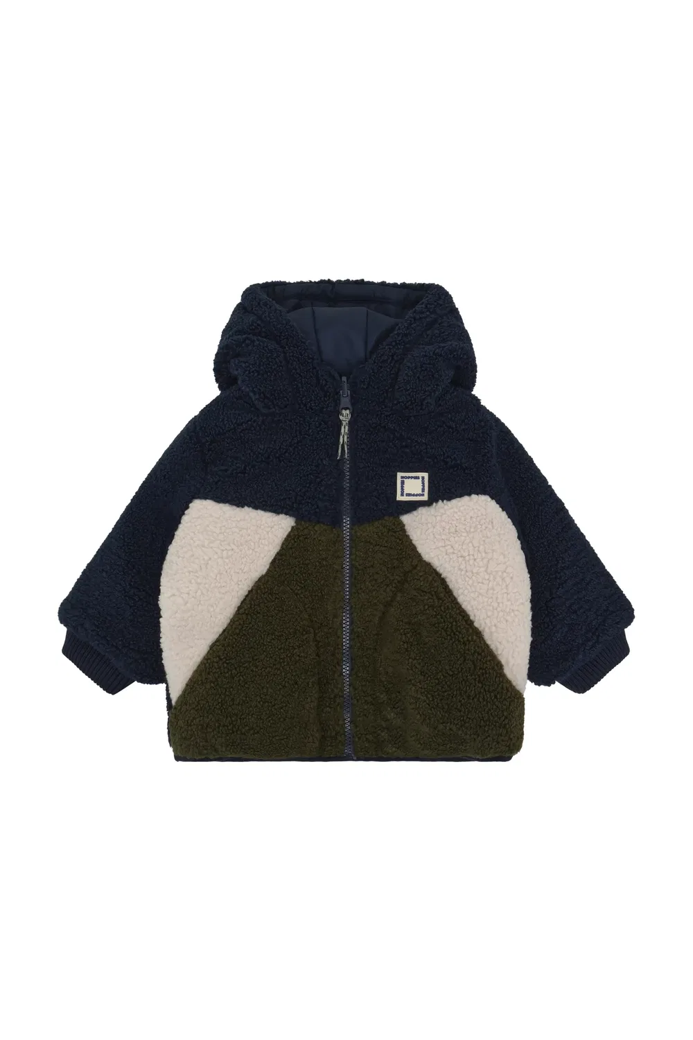 Куртка зимняя с принтом Reversible Noppies, черный