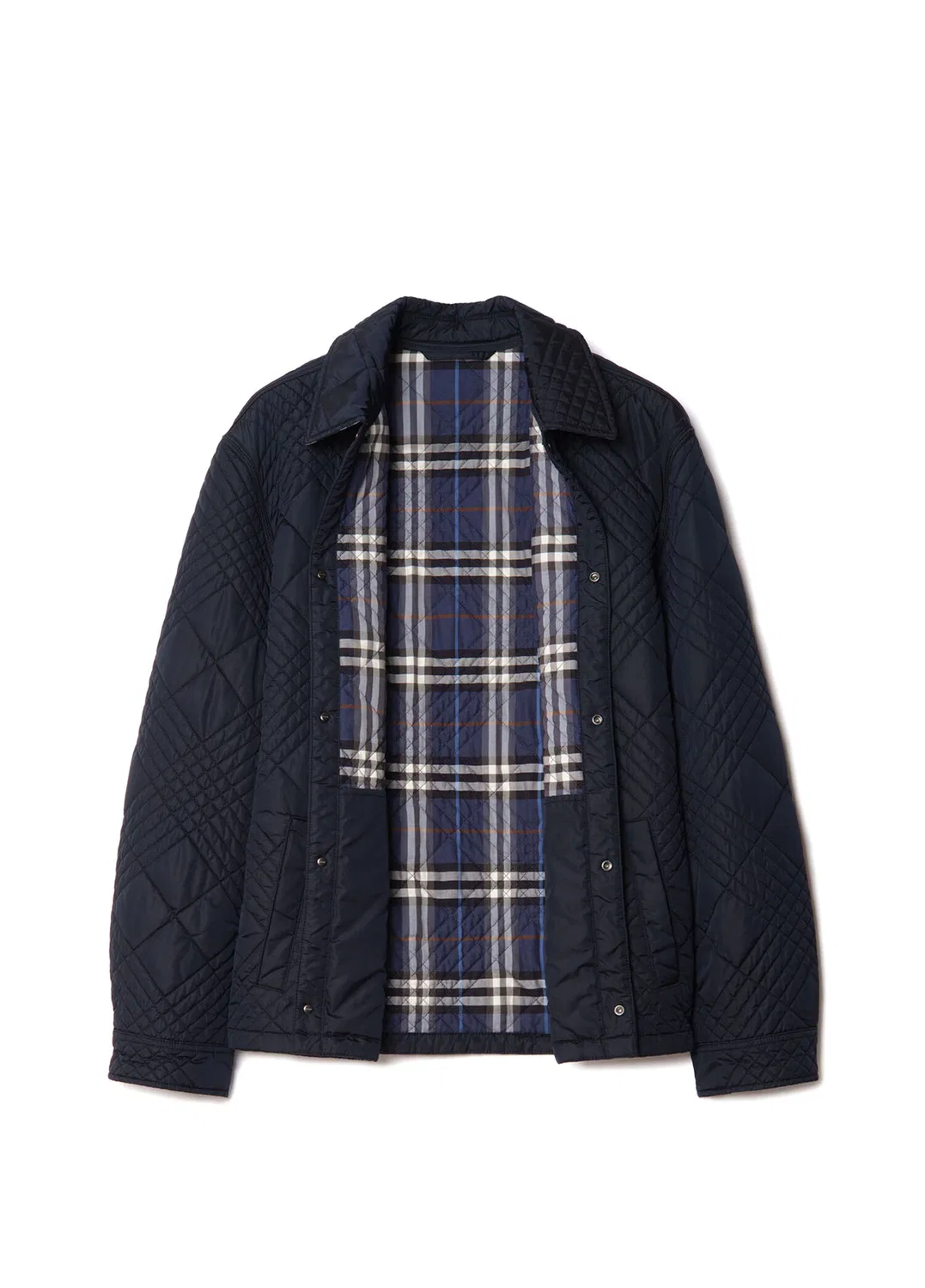 Пуховик Burberry, темно-синий