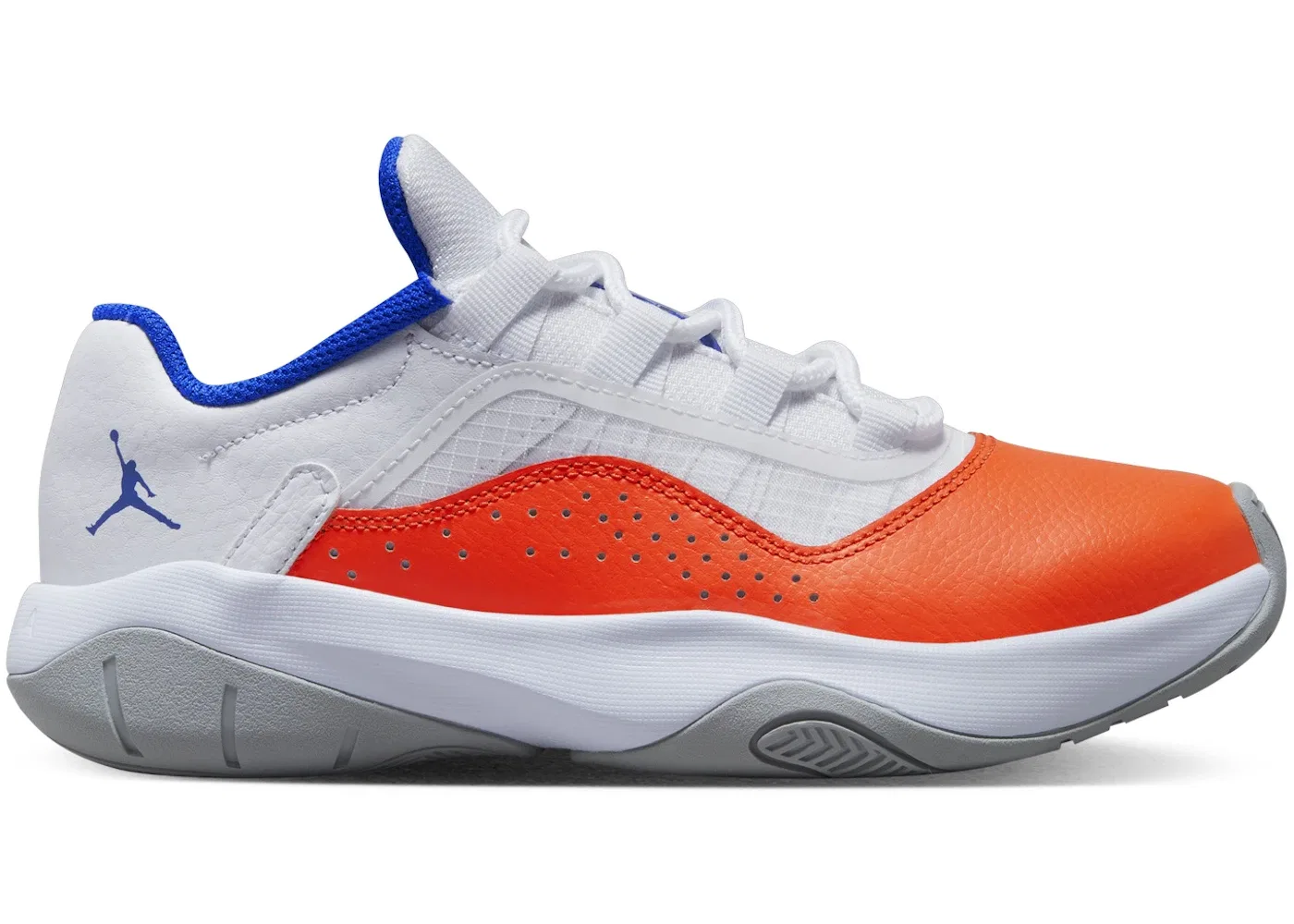 Детские кроссовки Lifestyle Jordan 11 CMFT Low Jordan, White Safety Orange Hyper Royal