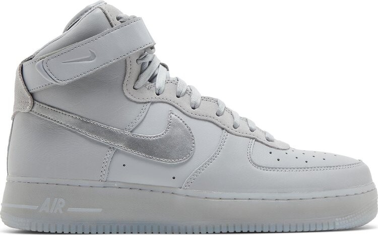 

Кроссовки Nike Air Force 1 High 'Wolf Grey Metallic Silver', серый