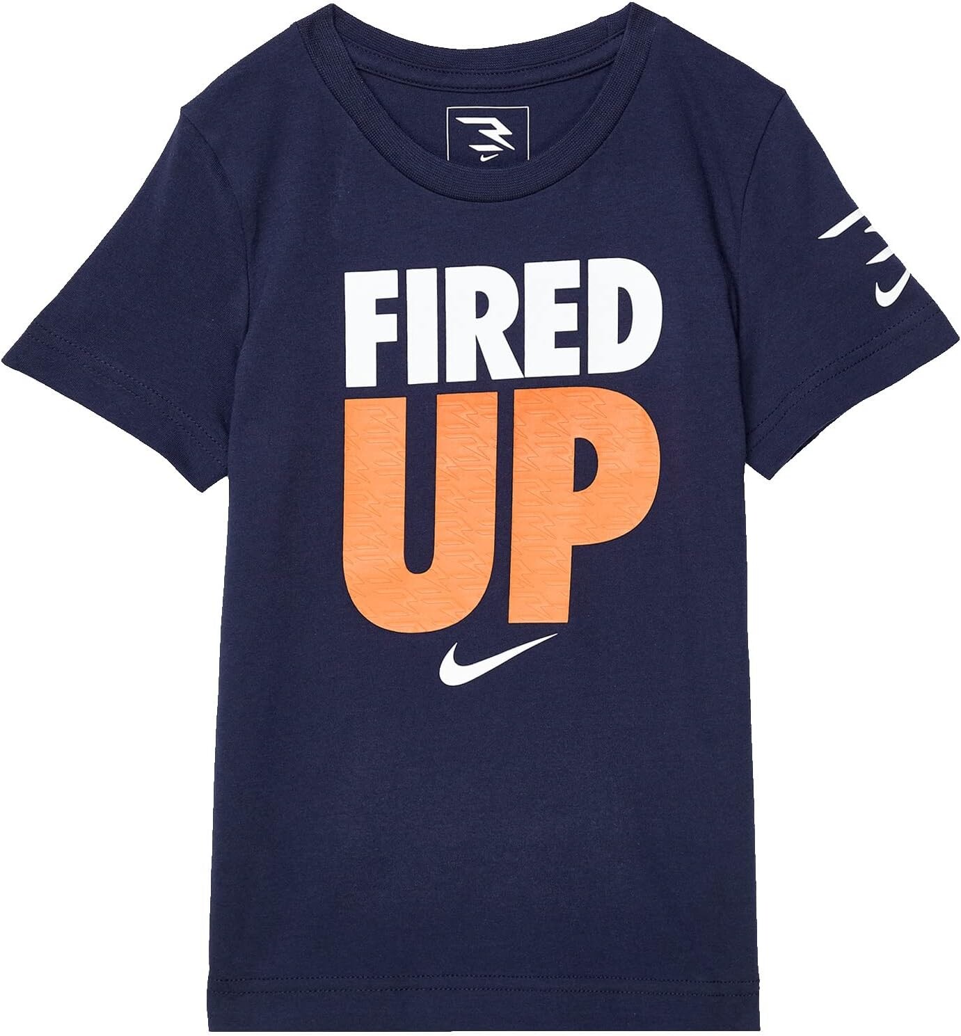

Футболка Nike 3BRAND Kids Fired Up Tee, цвет Obsidian