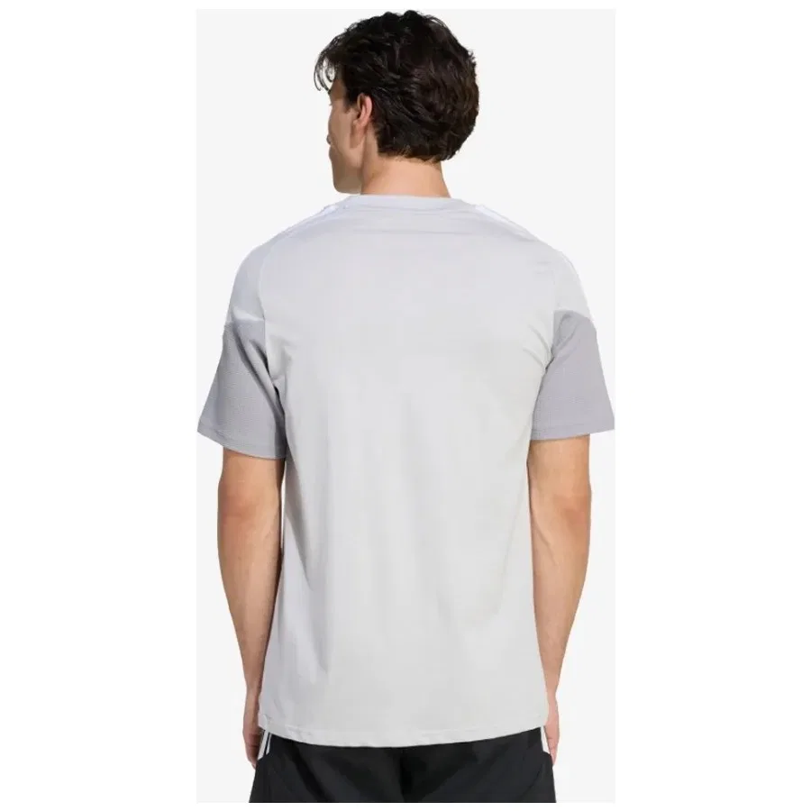 Футболка спортивная с длинным рукавом Tiro 26 Competition Sweat adidas, Серый — фото 3