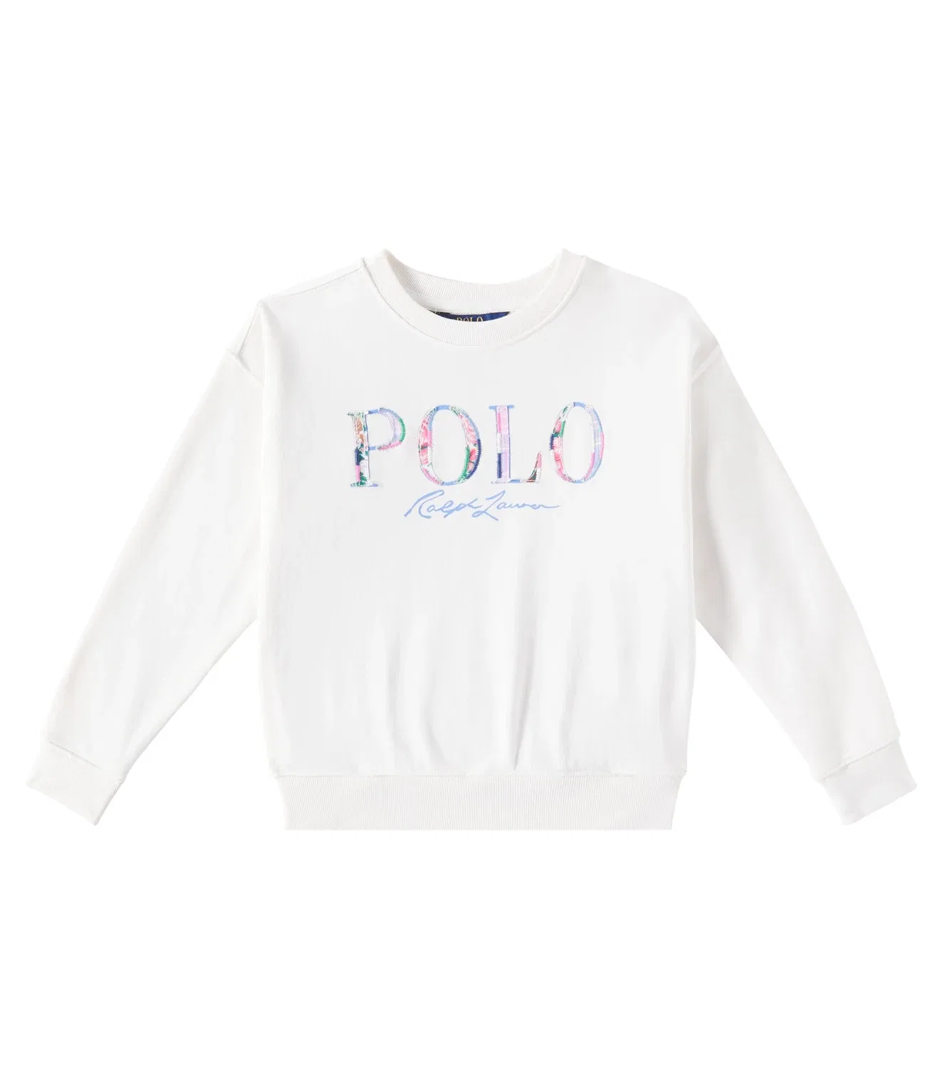 Свитшот хлопковый Polo Ralph Lauren Kids, белый