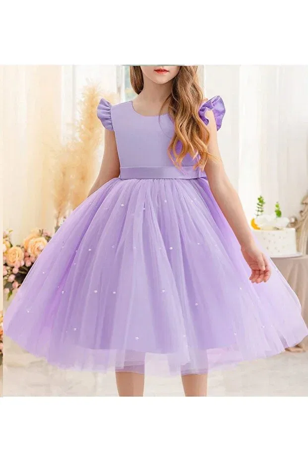Детское платье для девочек с пайетками New Year's Eve Glam Nsmkidslife, Lilac