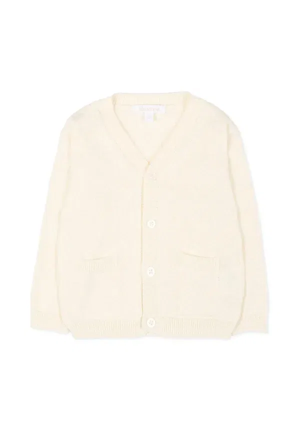 Кардиган из хлопка cardigan Patachou, ivory, слоновая кость
