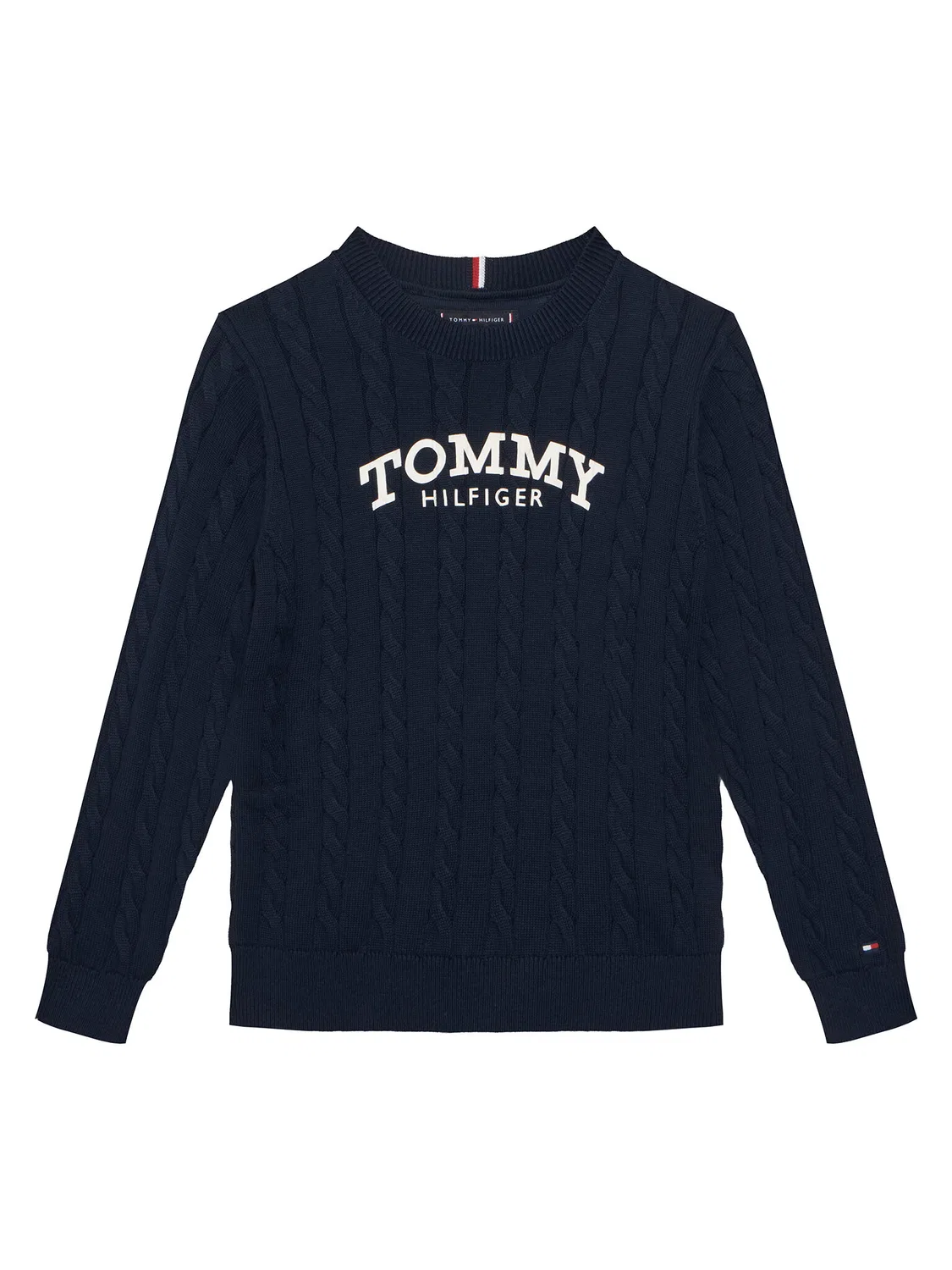 Пуловер стандартного кроя для мальчика Graphic Tommy Hilfiger, темно-синий