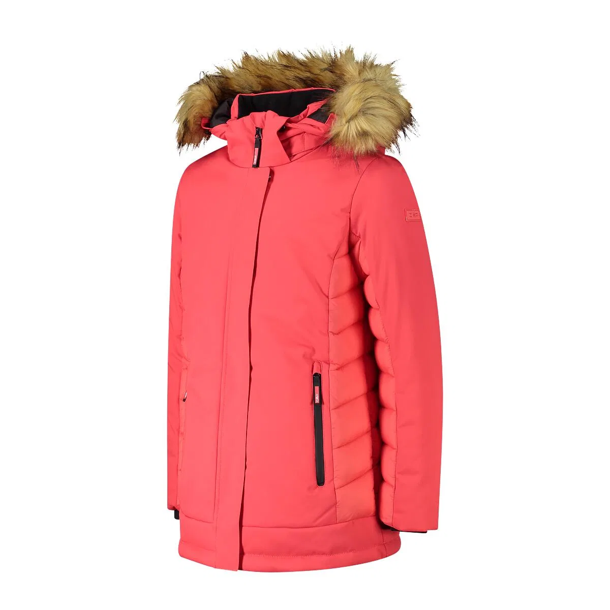 Детская куртка для девочек с капюшоном CMP Kid G Jacket Snaps Hood, Rosa — фото 3