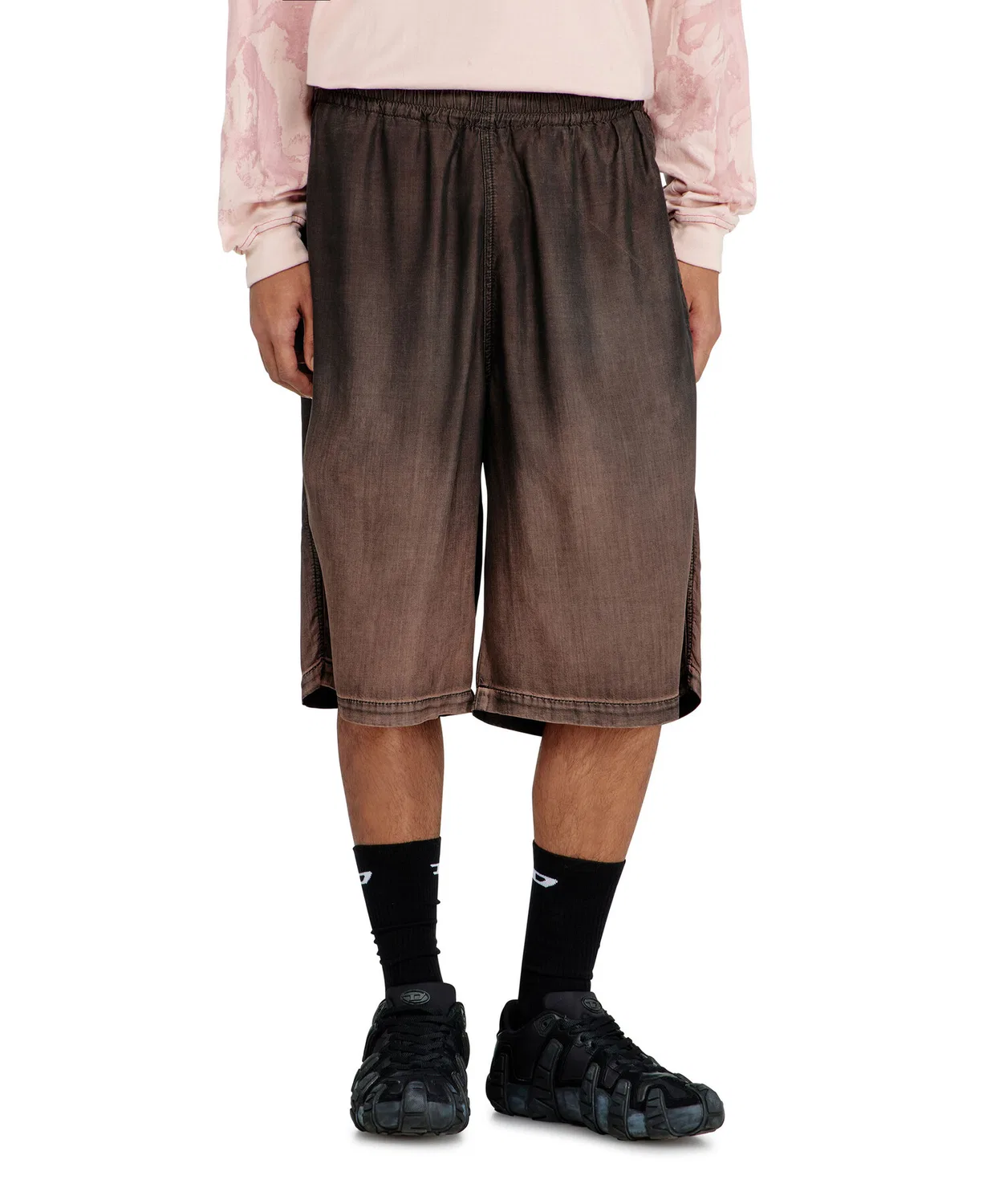 Мужские джинсовые шорты D-RODER-SHORT-S DIESEL, Brown