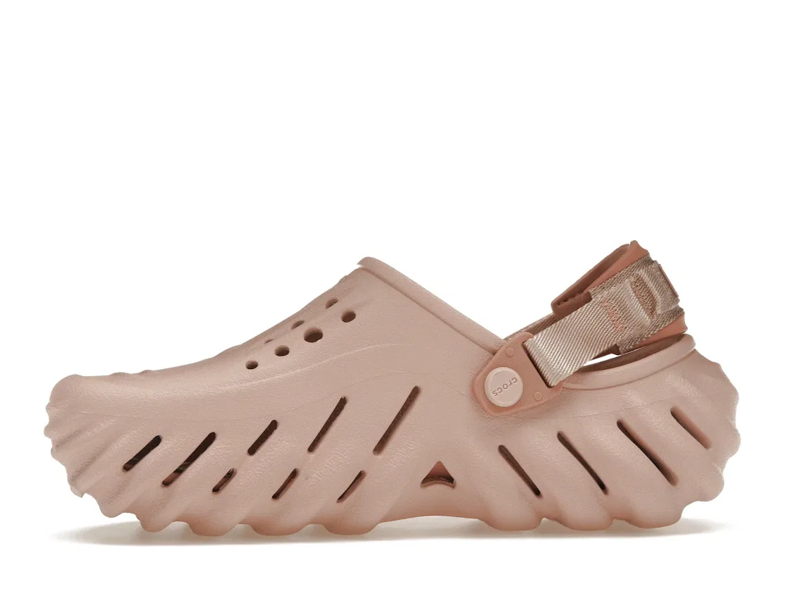 Детские клоги Echo Clog Crocs, Pink Clay — фото 3