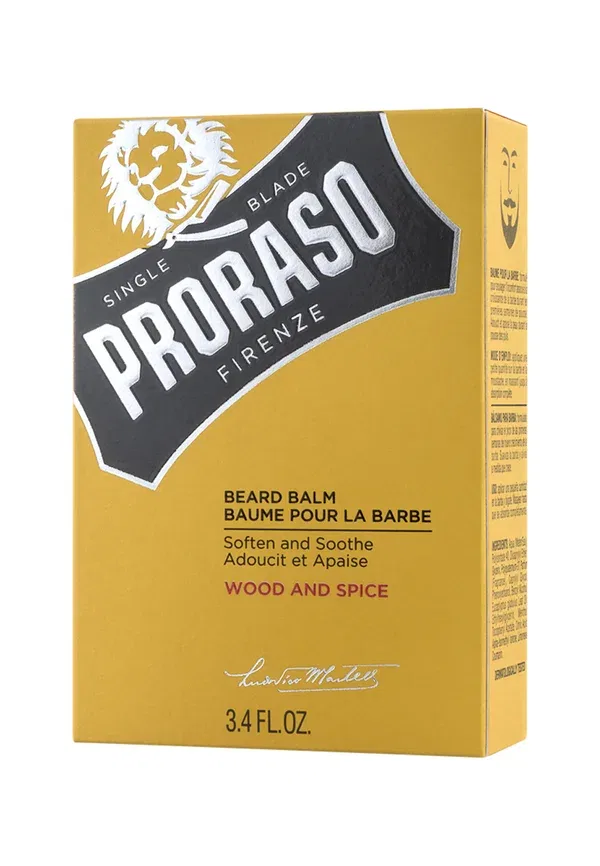 Бальзам для бороды увлажняющий Beard balm Proraso Wood & Spice 100 мл — фото 2