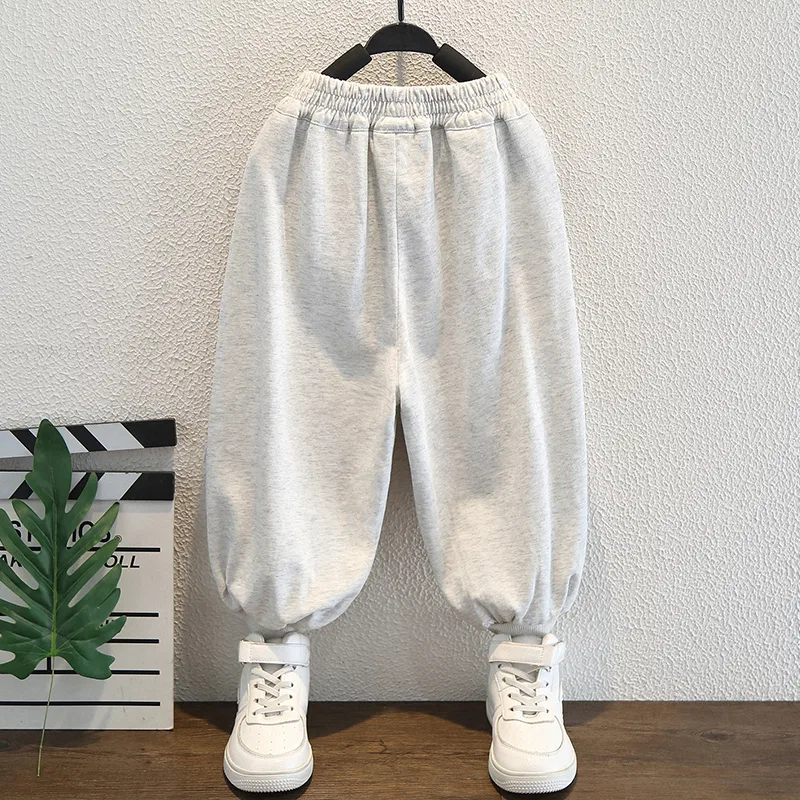 Детские спортивные штаны из футера Lanza, Gray — фото 3