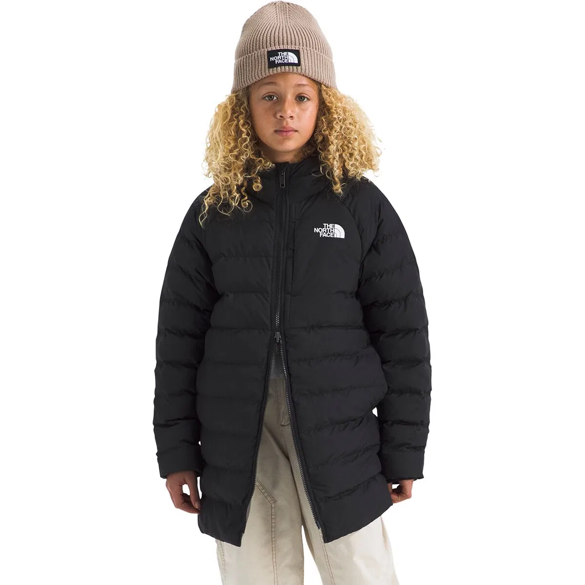 Детская куртка для девочек утепленная Reversible Perrito Parka The North Face, TNF Black