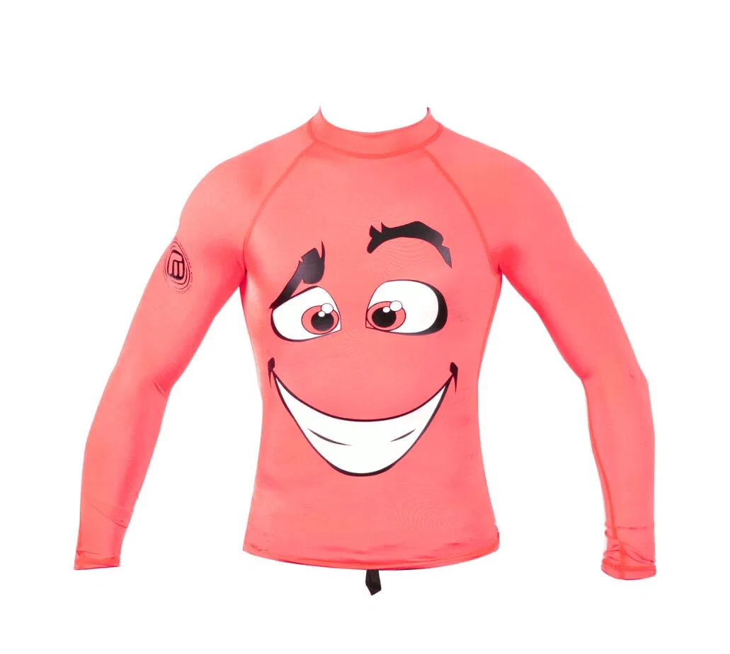Детское лонгслив с защитой от солнца Logo - UV-Shirt L/S UPF Surf Baby Mdns, Красный