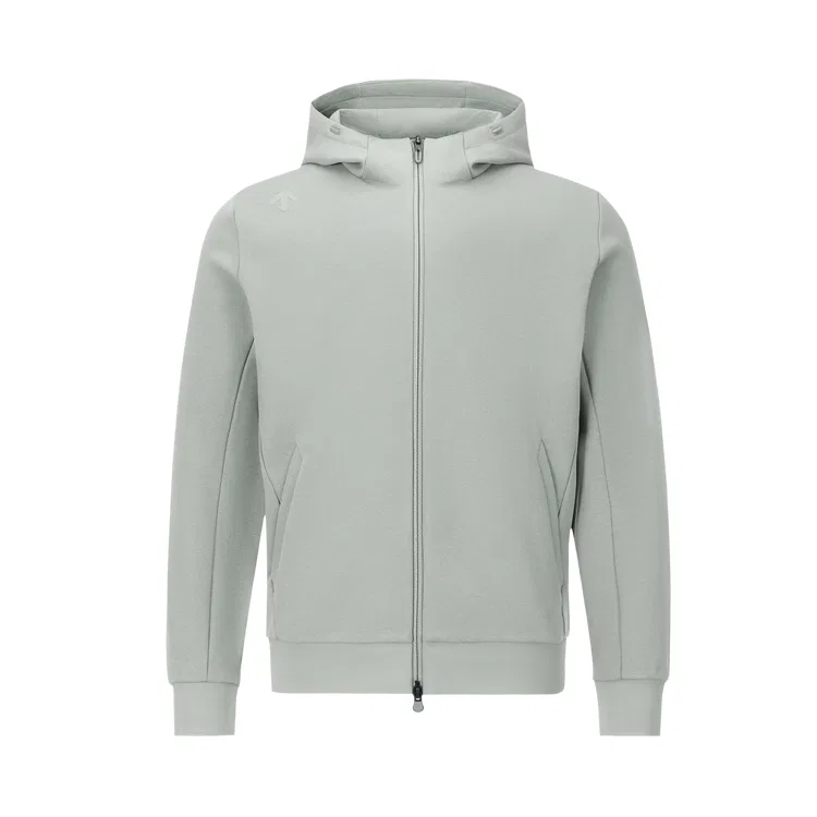 Детский худи с капюшоном немоделируемый DESCENTE, LK-Light Khaki