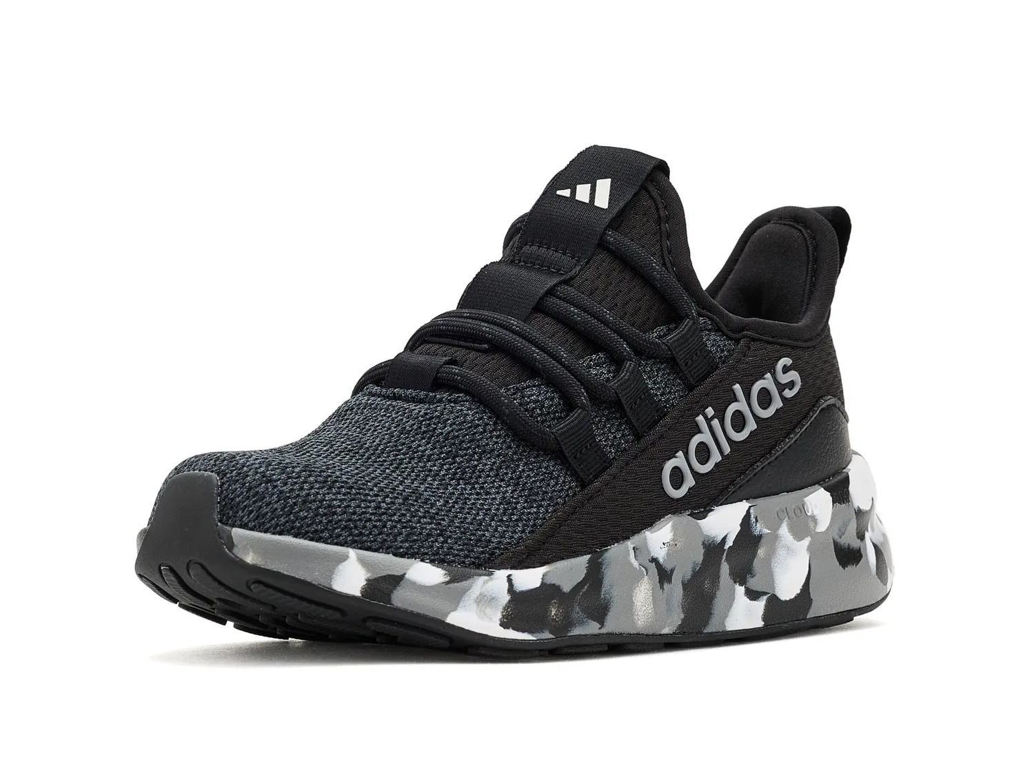 Кроссовки Lite Racer Adapt 8.0 (для маленьких и больших детей) Adidas Kids, Black/Grey/Carbon — фото 2