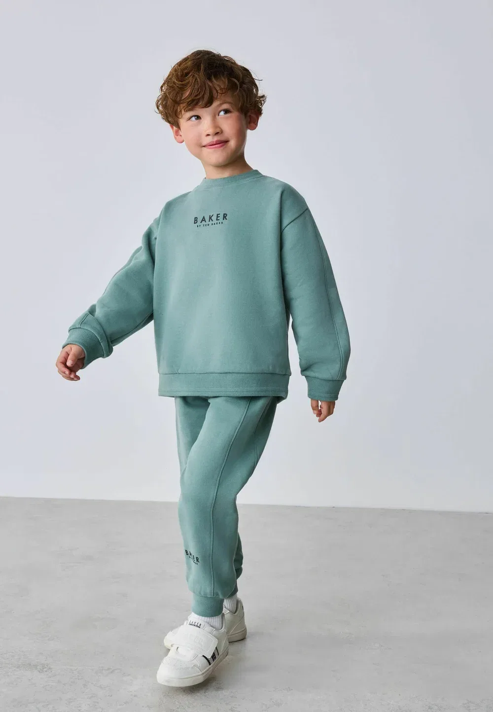 Комплект из толстовки и спортивных брюк стандартного кроя Baker By Ted Baker, Mid Green