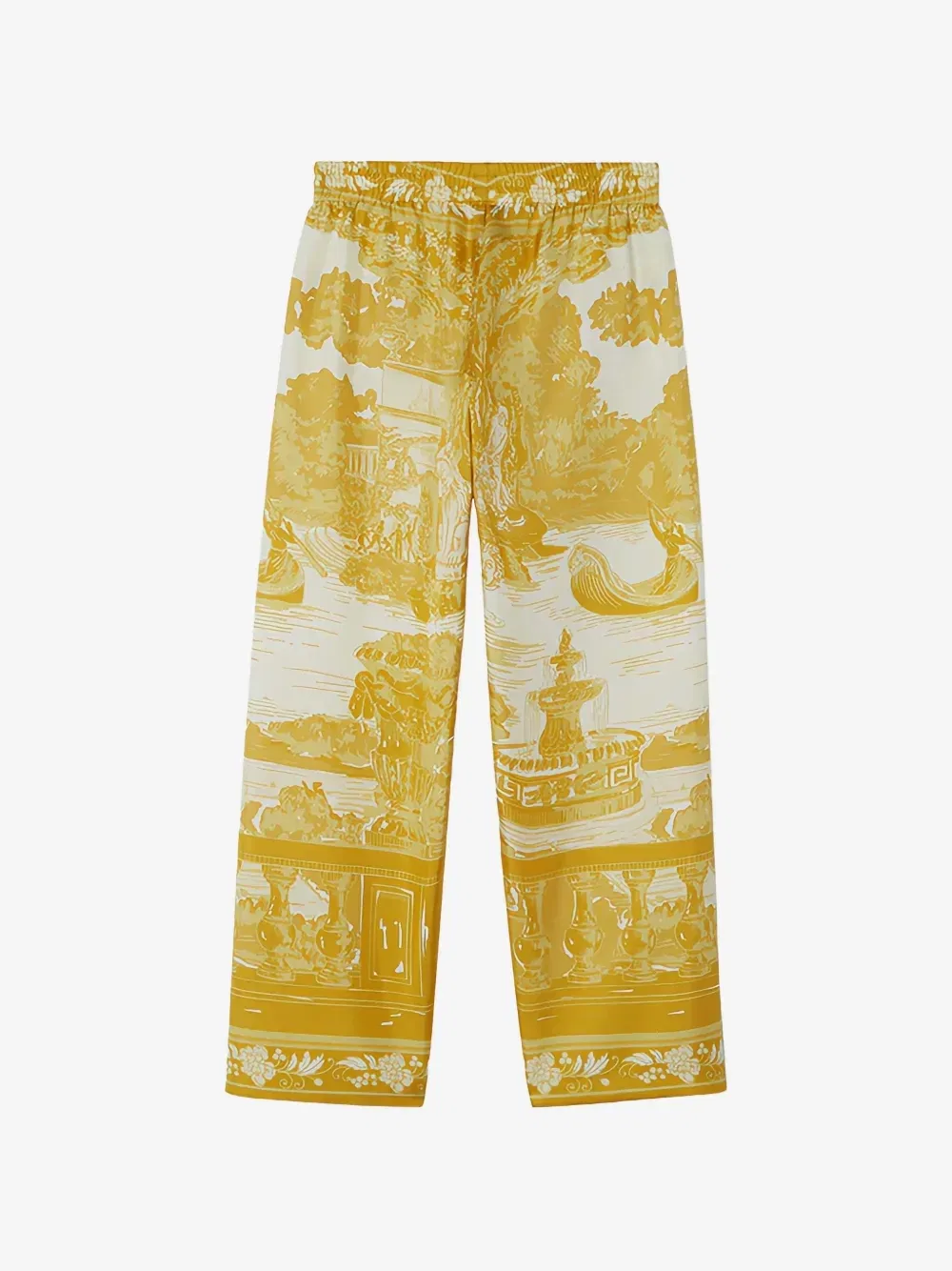Свободные брюки The Grotto Versace Kids, желтый — фото 2