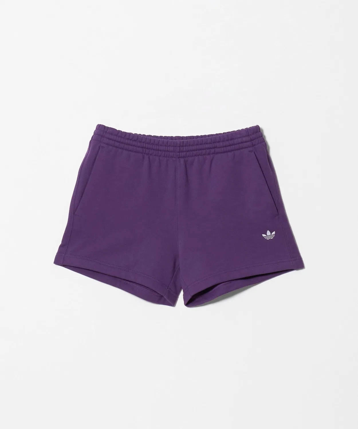 Женские шорты из флиса с брендовым логотипом Adidas Originals, Purple