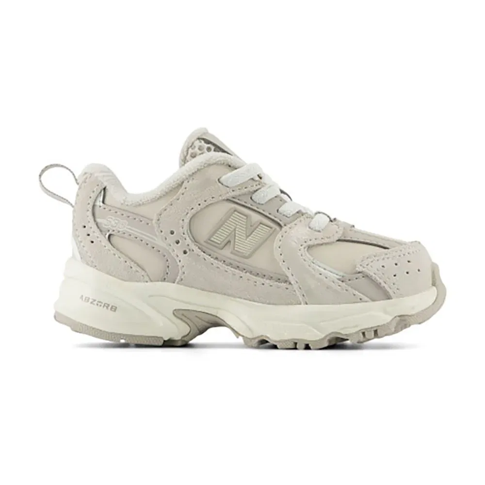 Детские кроссовки для мальчиков с системой шнуровки-банджи New balance 530 Bungee, Grey