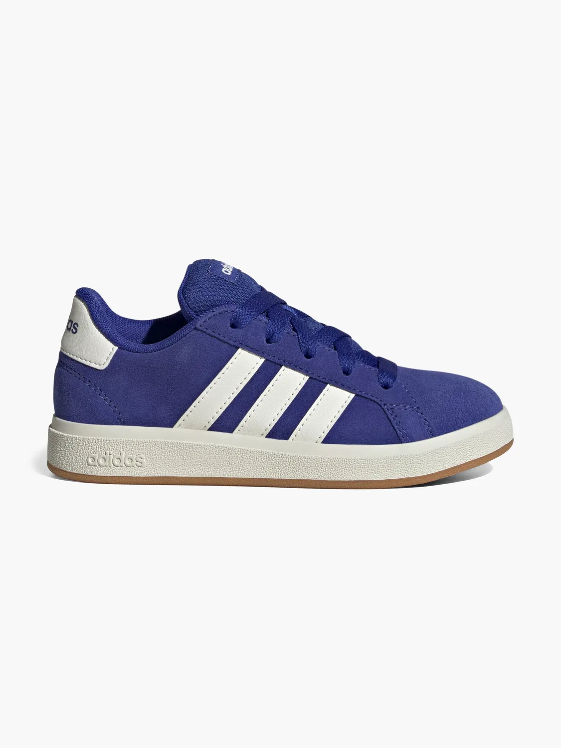 Детские кожаные кроссовки Adidas Grand Court 00S K, синий