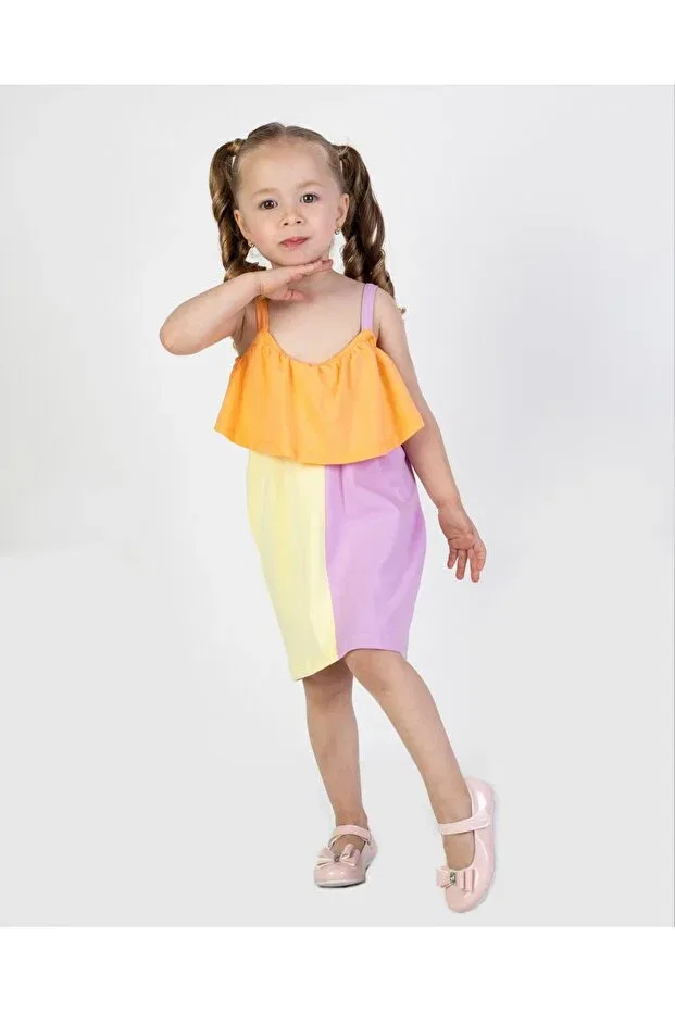 Детское платье для девочек хлопковое Harika Kids, Orange