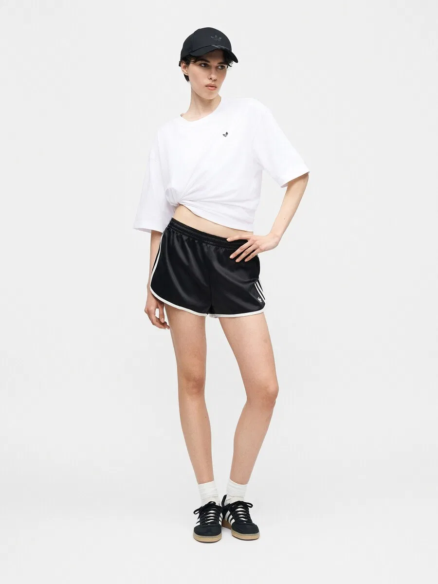 Футболка ADIDAS ORIGINALS 'Essentials' белого цвета — фото 4
