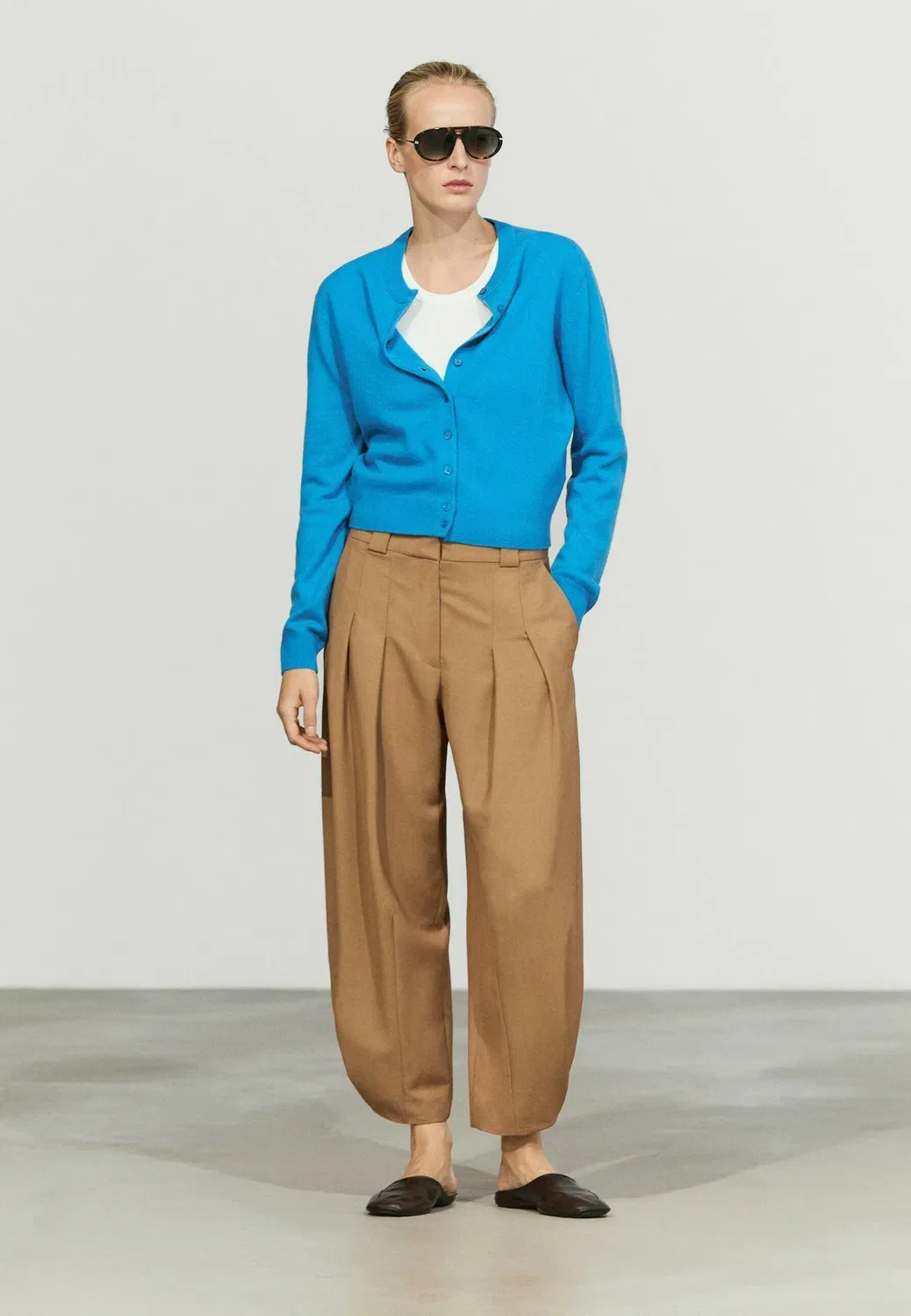 Кардиган Massimo Dutti, Turquoise