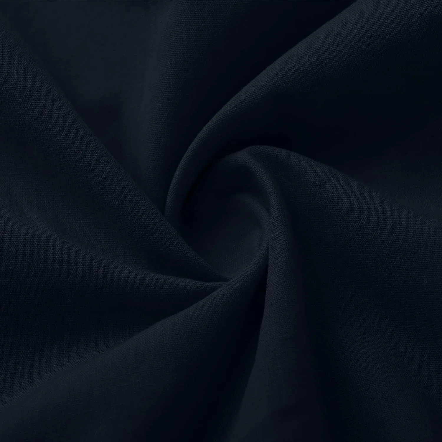 Женская льняная рубашка с плиссировкой, Dark Blue — фото 3
